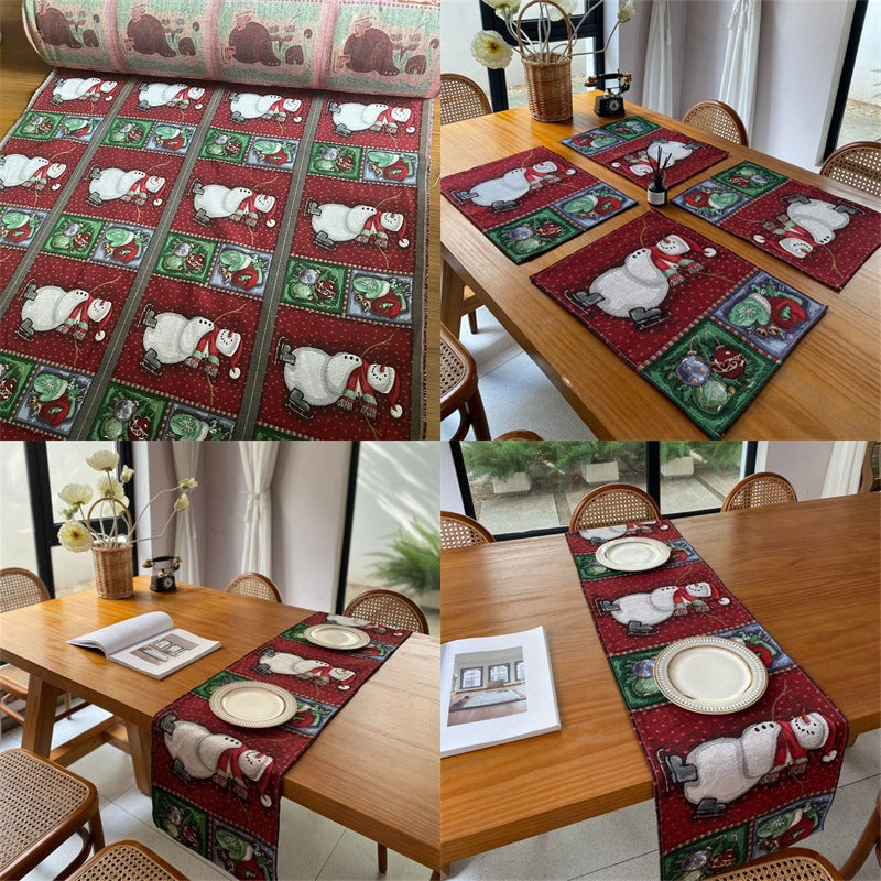 Festive Floral Table Runner  1788931233
