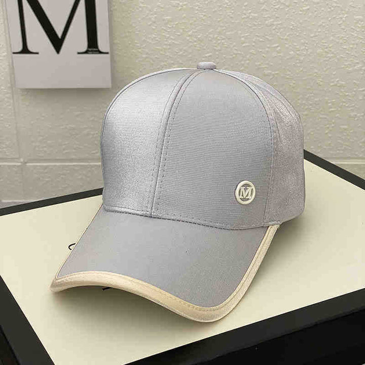 Women's Shiny Satin Baseball Cap Kalsten
