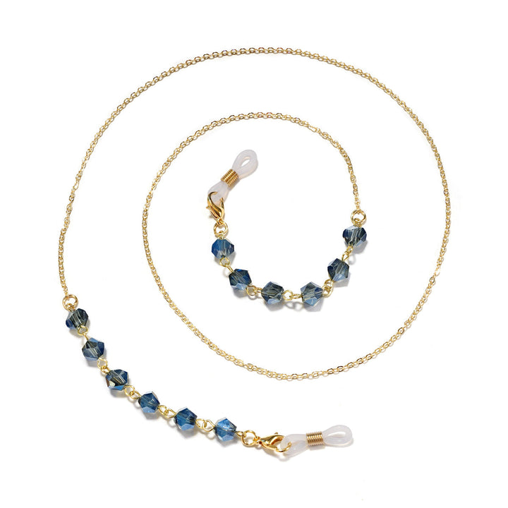 Elegant Crystal Beaded Glasses Chain kalsten