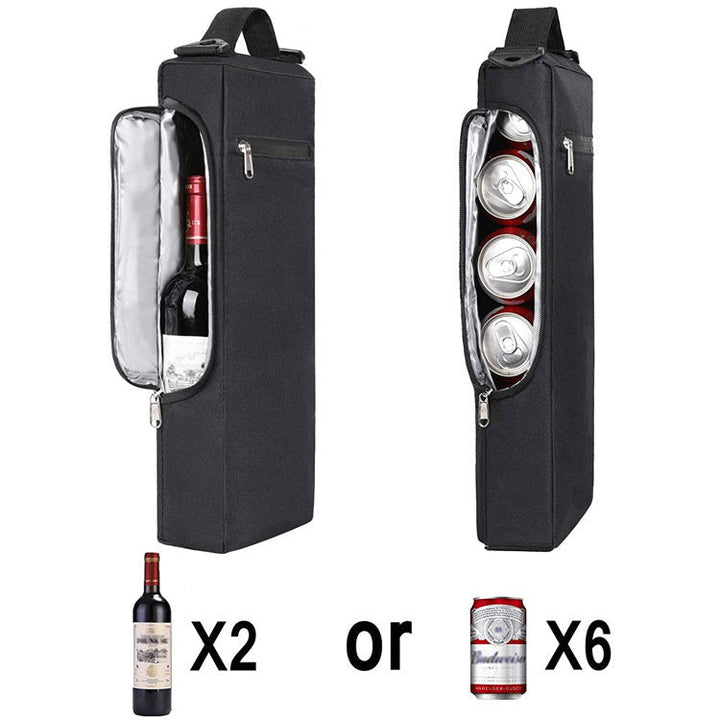Ladies Insulated Drink Carrier Bag with Practical Carry Handle Kalsten