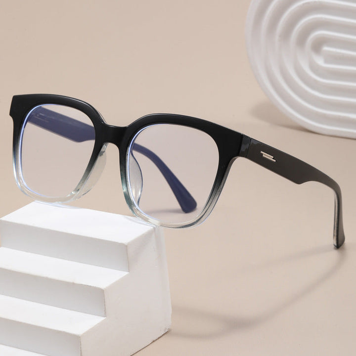 Women's designer glasses with an elegant square frame and modern accents Kalsten