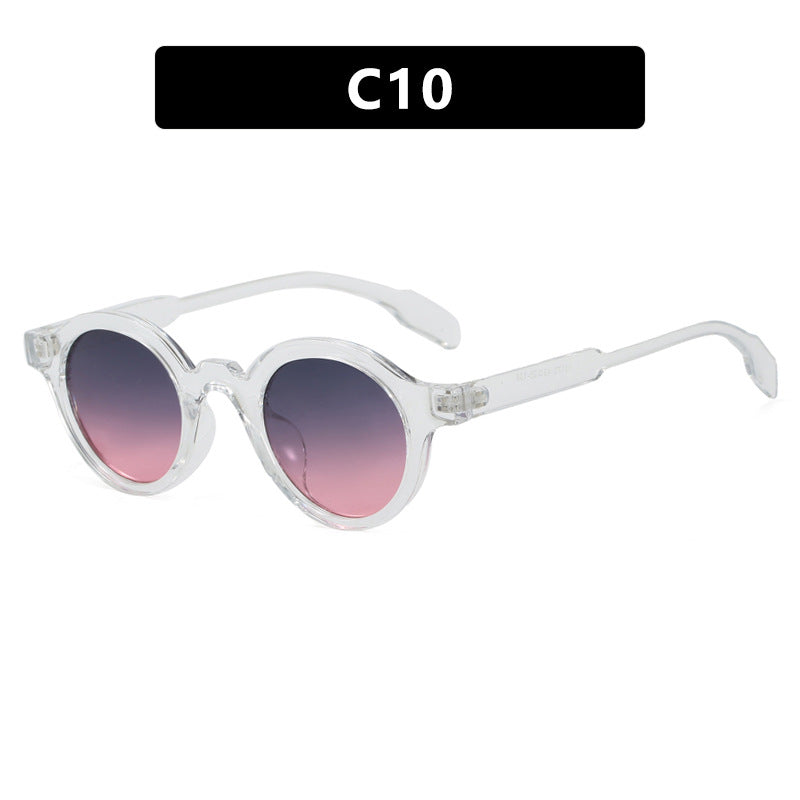 Women's fashionable round sunglasses with high-quality, flexible frame Kalsten