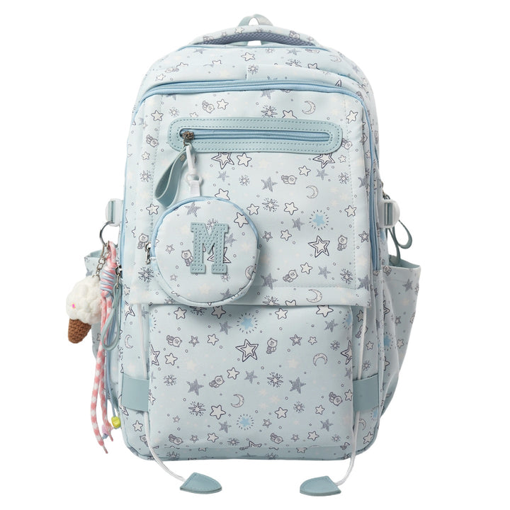 Whimsical Star-Patterned Backpack