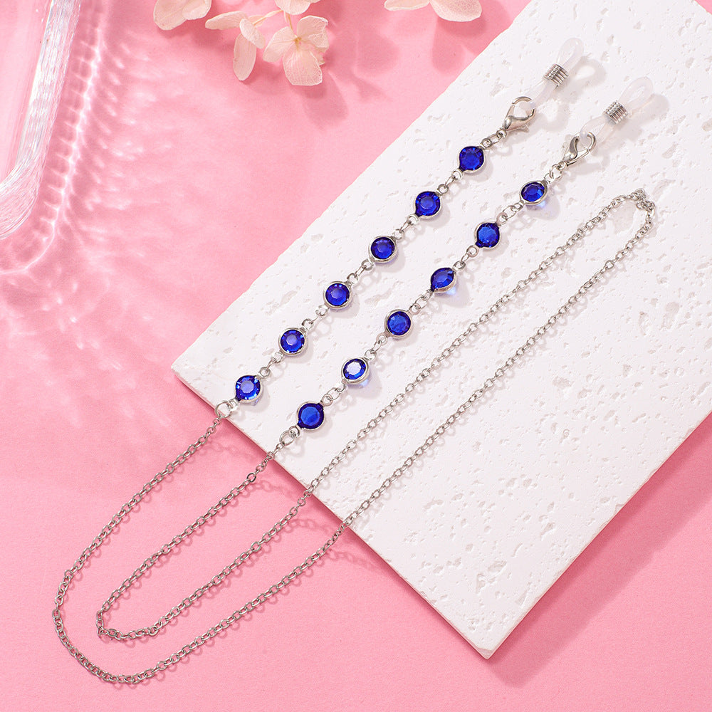 Artistic Beaded Eyewear Chain Acalora