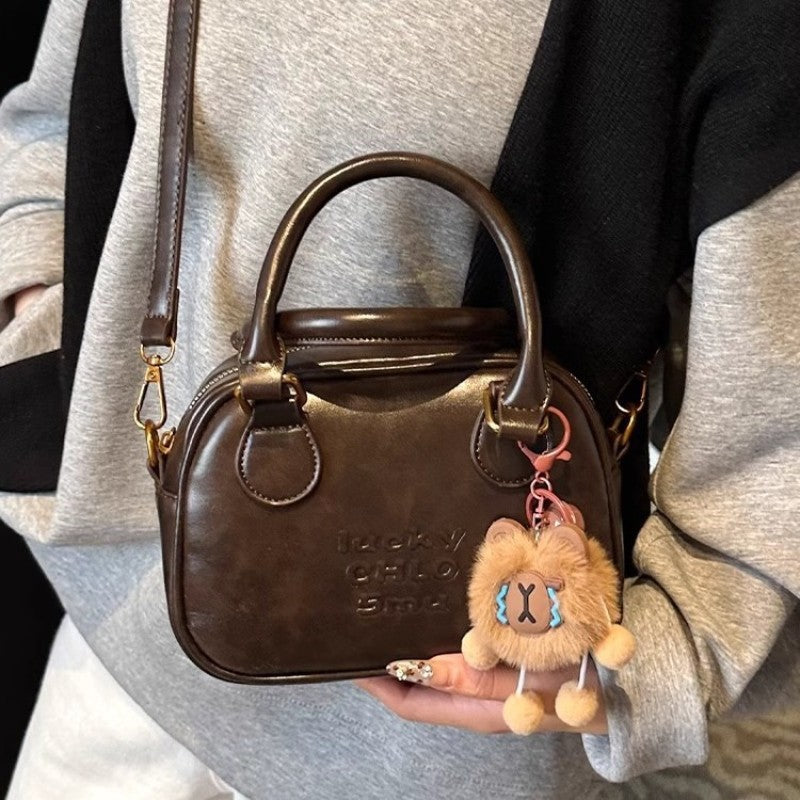 Sleek Structured Mini Shoulder Bag Acalora