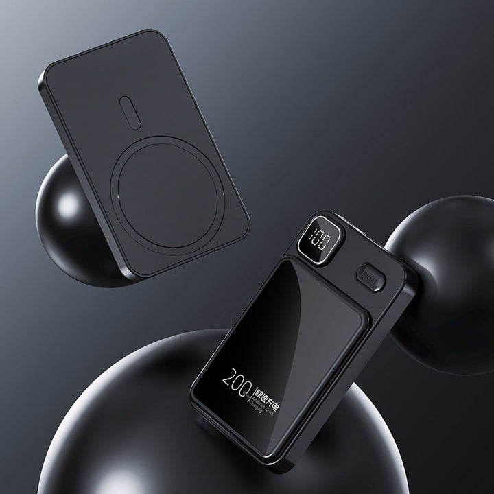 Portable power bank with inductive charging technology and digital display Kalsten