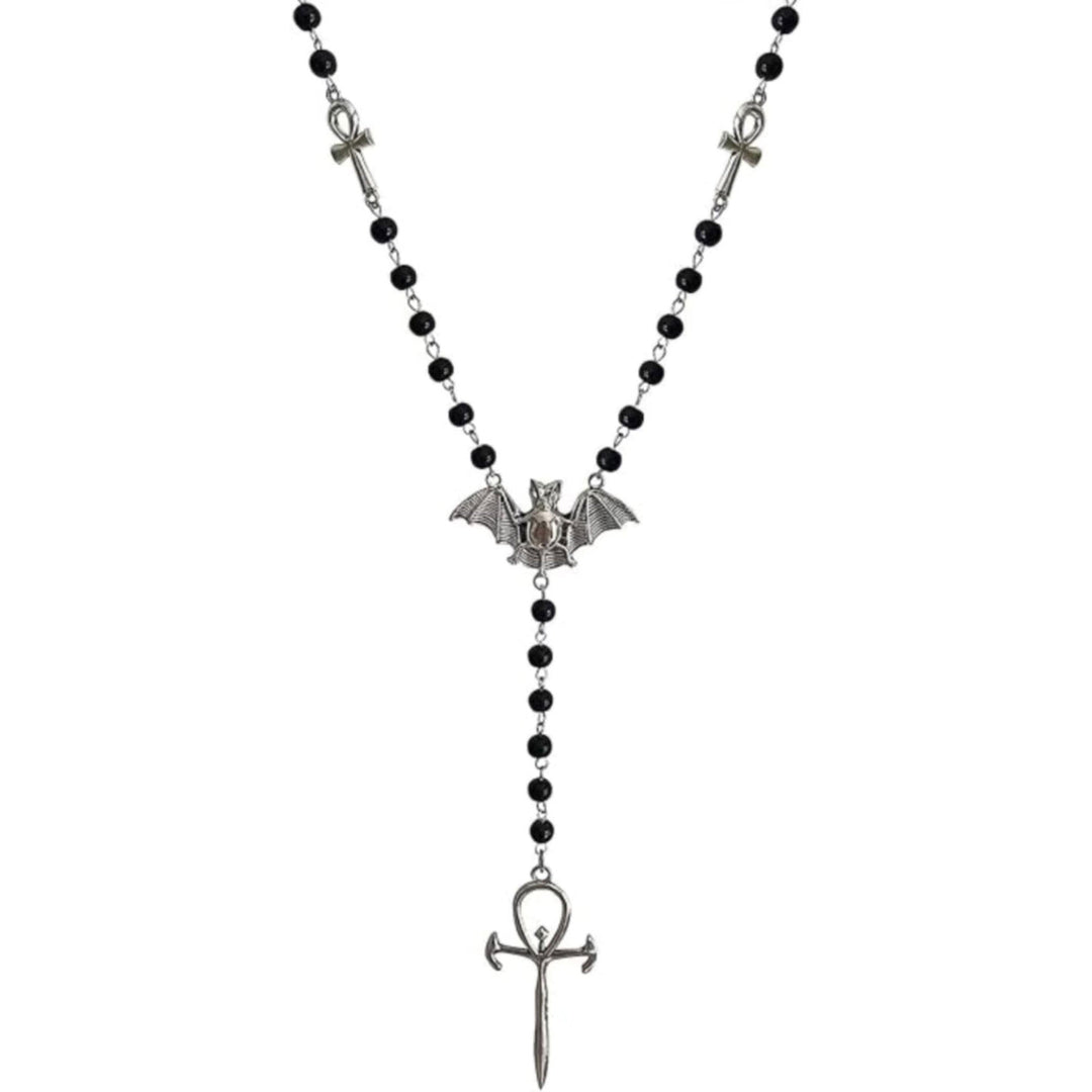 Gothic Bat-Inspired Pendant Necklace Kalsten