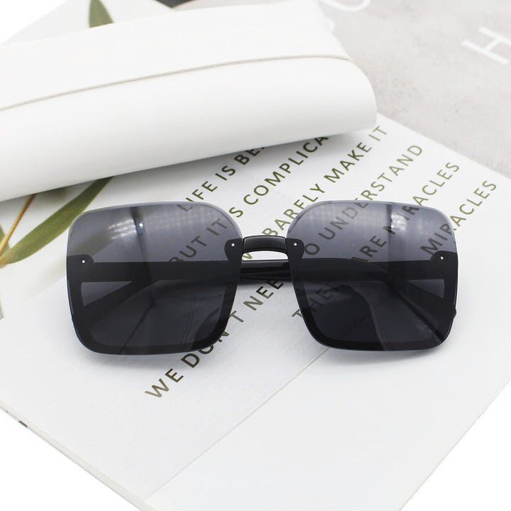 Women’s square sunglasses with extravagant leopard pattern Kalsten