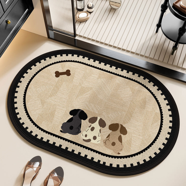 Pet-Themed Bath Mat Kalsten
