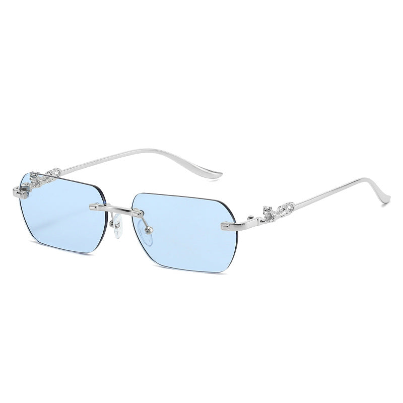 Ladies elegant half-rim glasses with decorative details Kalsten