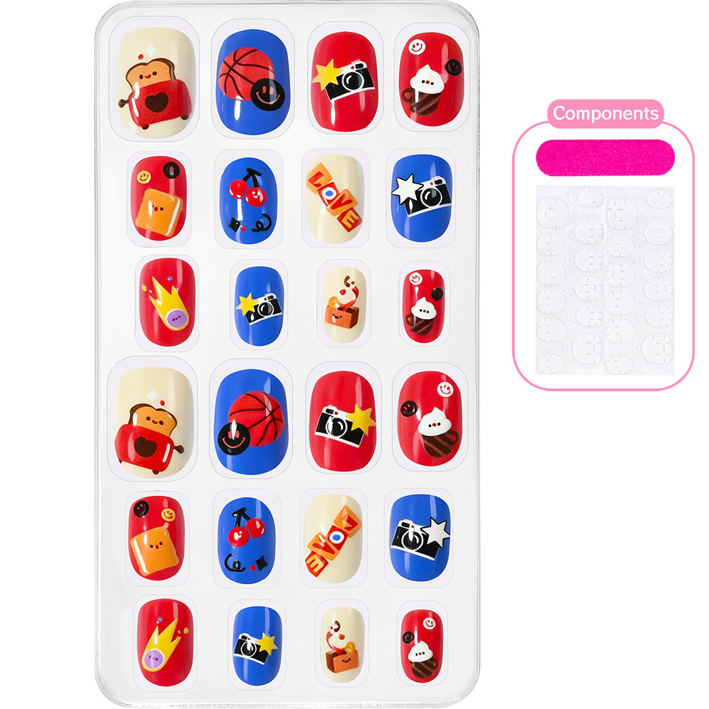Creative Cartoon-Themed Press-On Nail Collection Kalsten