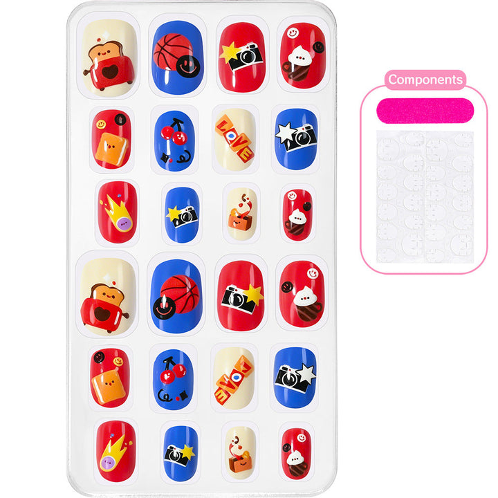Creative Cartoon-Themed Press-On Nail Collection Kalsten