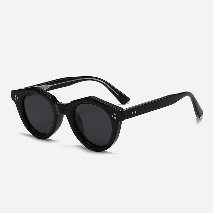 Women Designer Sunglasses with Polygonal Frame and Fashionable Accents Kalsten