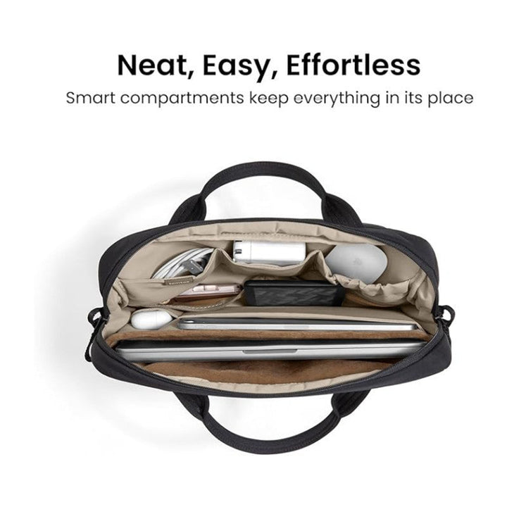 Padded Laptop Bag with Elegant Wave Profile Kalsten