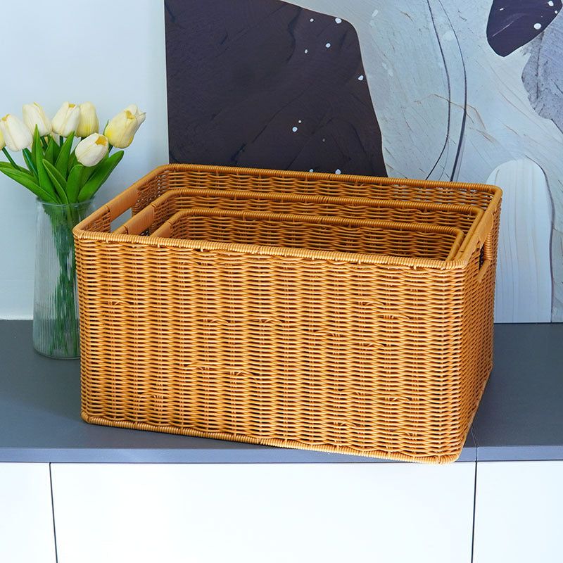 Ladies multi-purpose basket made of woven material Kalsten