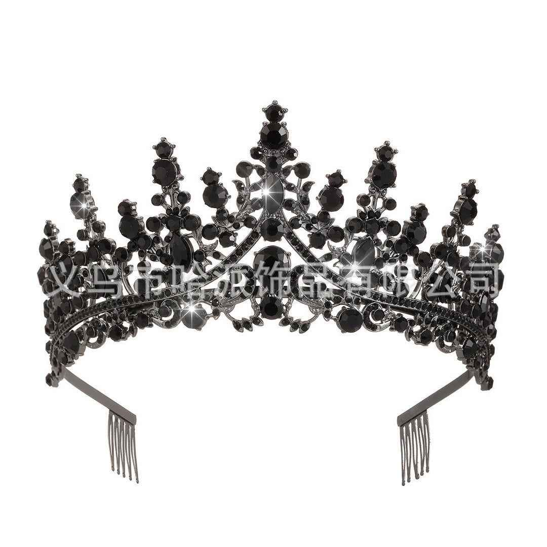 Ladies Rhinestone Tiara with Sparkling Gemstones Kalsten