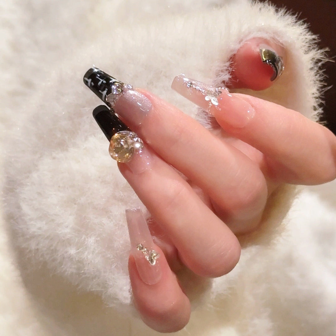 Trendy Acrylic Press-On Nail Extensions Kalsten