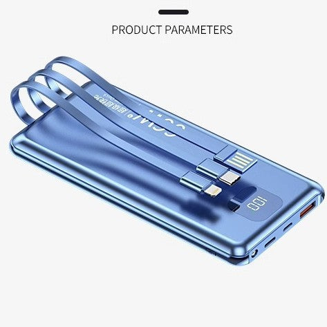 High-speed power bank with multifunctional cable and digital display Kalsten