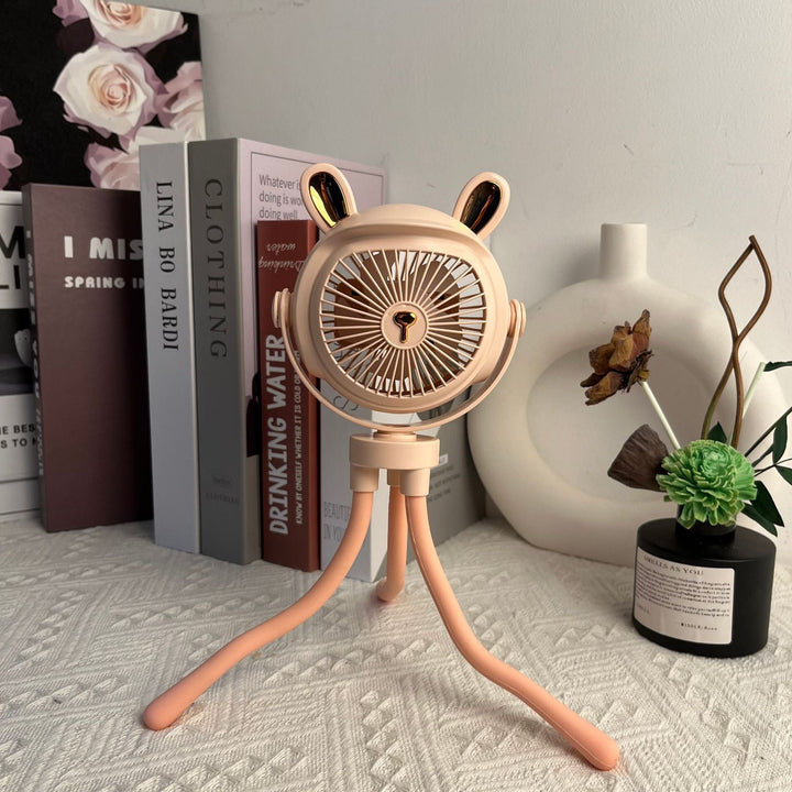 Cute Animal-Themed Portable Desk Fan Kalsten