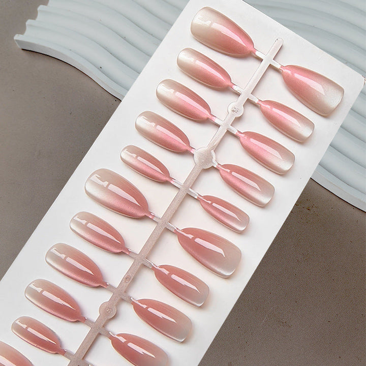 Elegant Artificial Fingernails In Gentle Ombre Look Kalsten