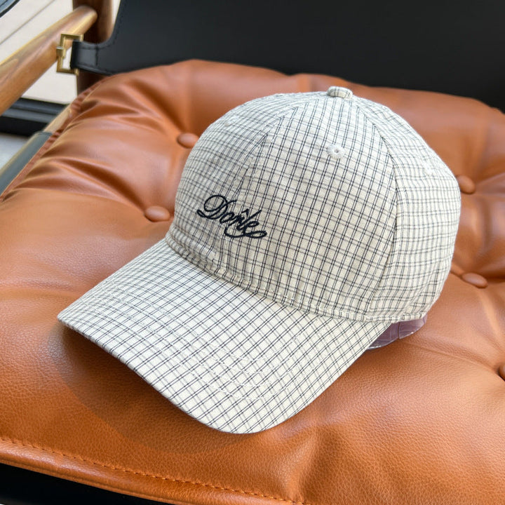 Women's Stylish Checkered Baseball Cap Kalsten