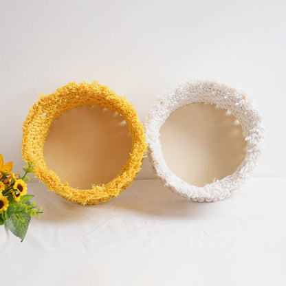 Decorative Macrame Storage Basket Acalora