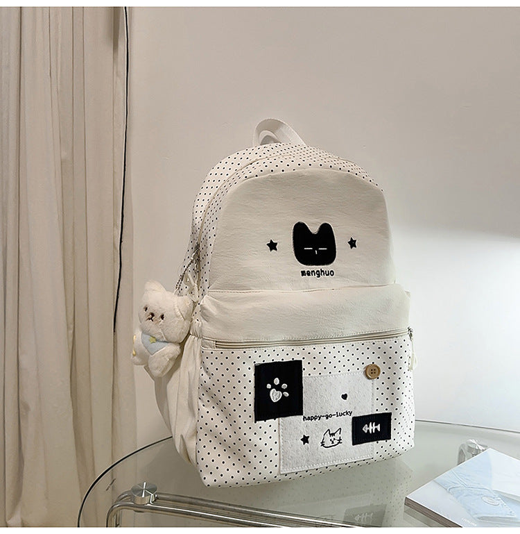 Cute Character-Themed School Backpack