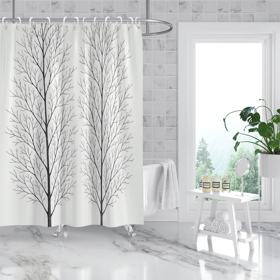 Artistic Tree Design Shower Curtain Kalsten