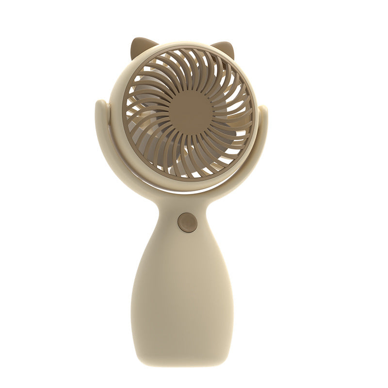Cooling hands-free rechargeable dual bear-ear neck fan with adjustable speeds Kalsten