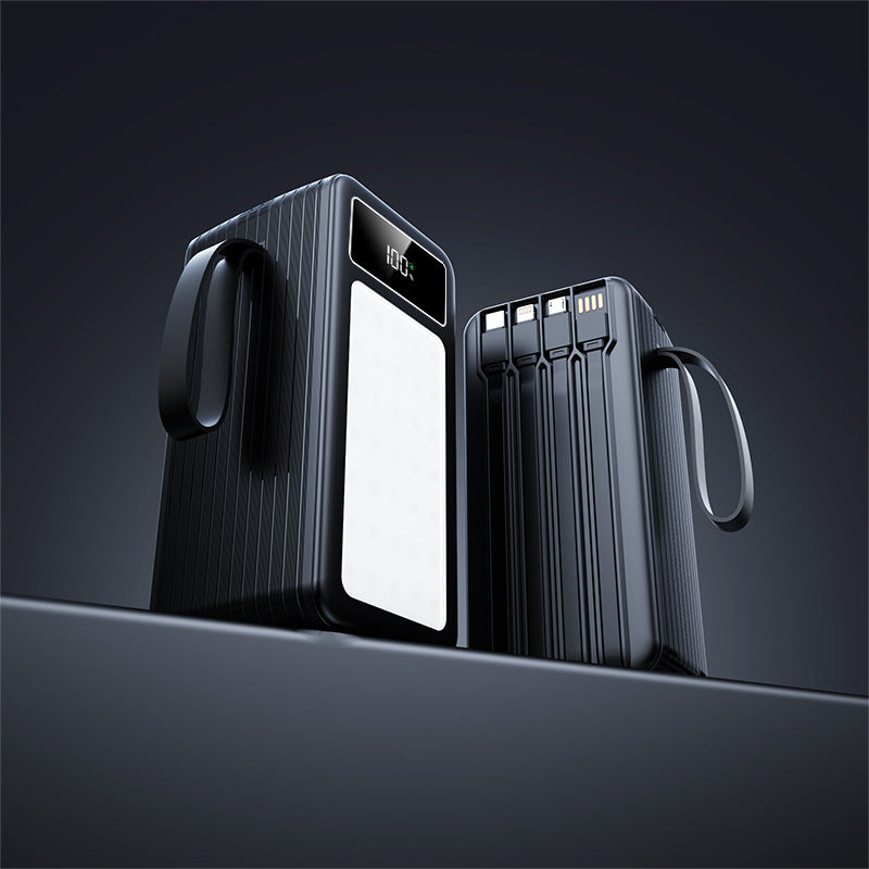 Portable power bank with integrated charging station and innovative LCD display Kalsten