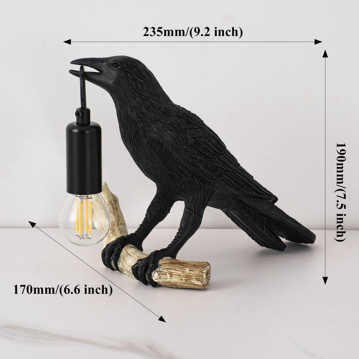 Creative Bird Table Lamp Bedside Night Light Living Room Bedroom Ambience Mini Lamp | Kalsten