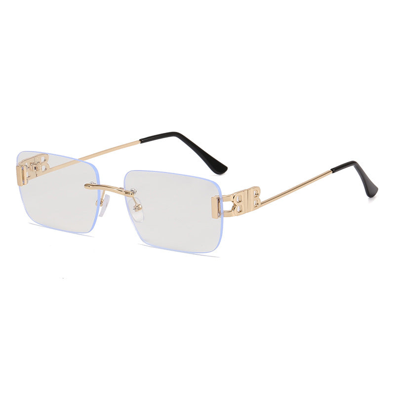Women's fashionable square sunglasses with golden accents Kalsten