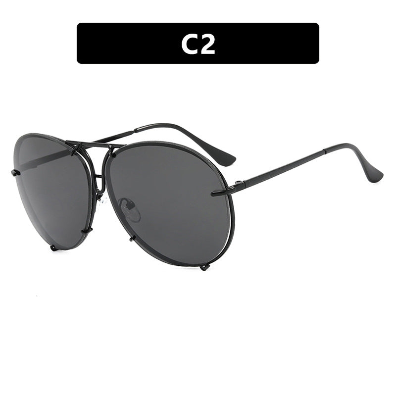 Ladies' flight sunglasses with stylish metal frame and UV protection Kalsten