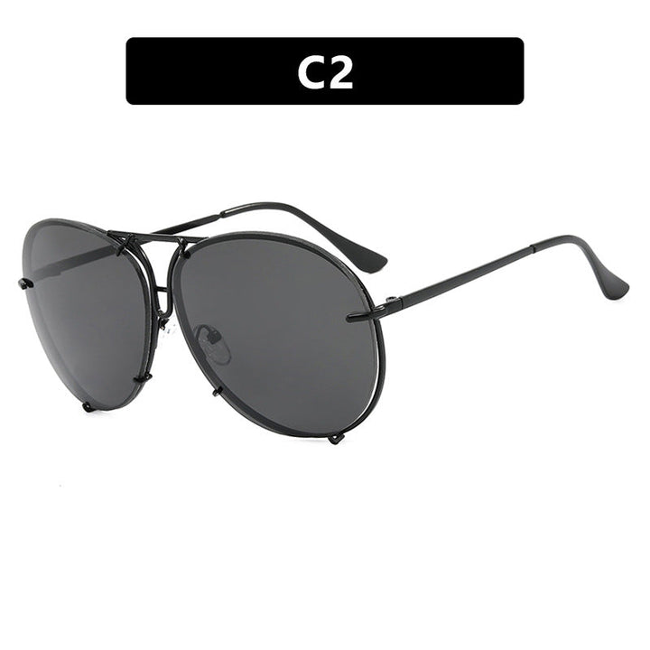 Ladies' flight sunglasses with stylish metal frame and UV protection Kalsten
