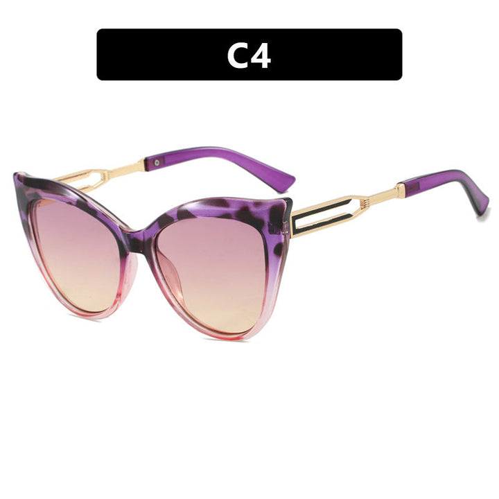 Ladies cat-eye glasses with elegant metal frame Kalsten
