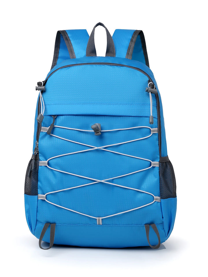 Unisex nan lightweight outdoor backpack with elastic tension strap and mesh side pockets Kalsten
