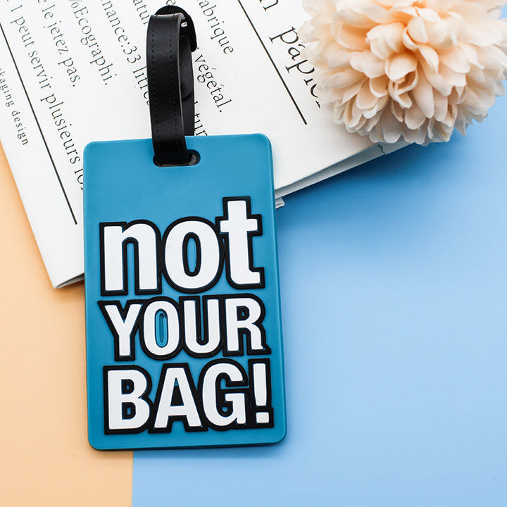 Unisex Luggage Tag with Humorous Saying Kalsten