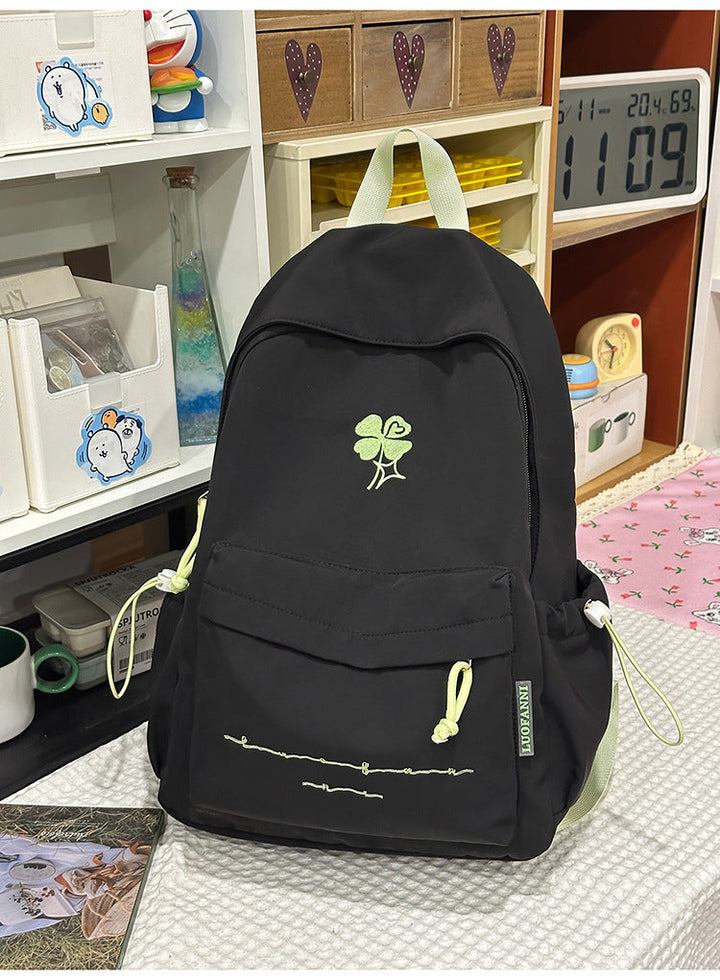 Casual Embroidered School Backpack