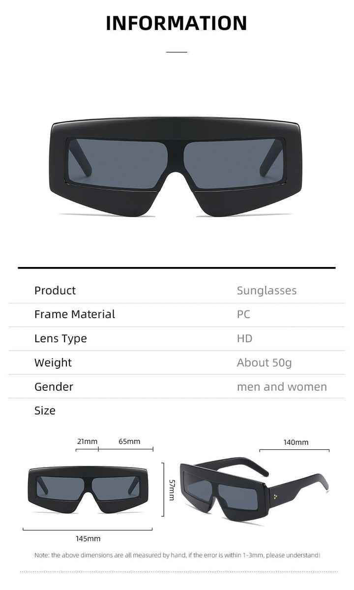 Women futuristic sunglasses in chunky design Kalsten