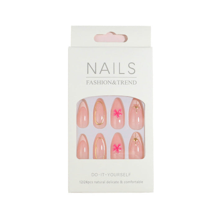 Elegant Floral Design Press-On Nails Set Kalsten