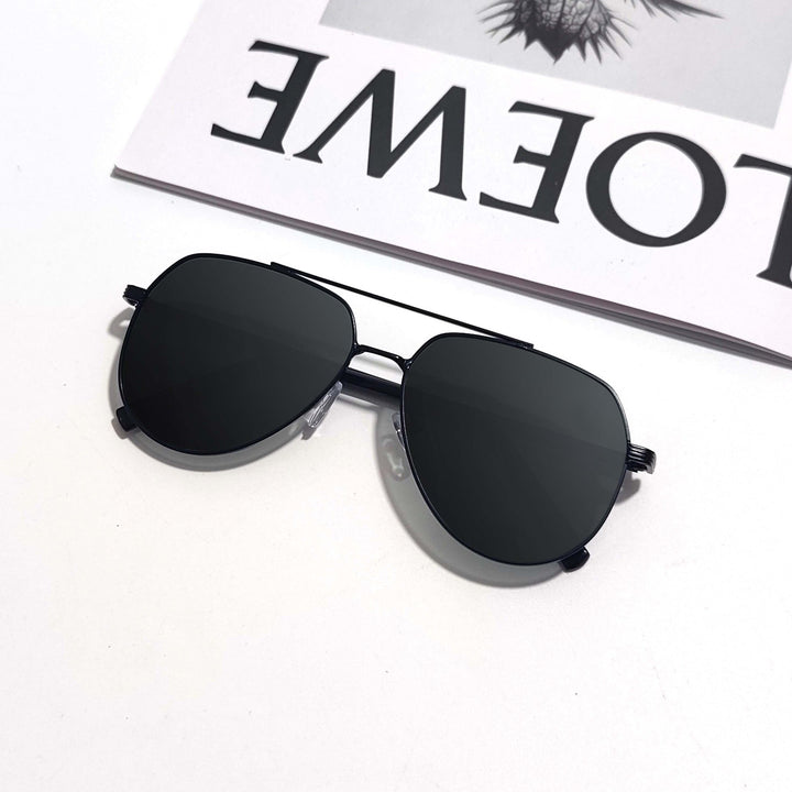 Men's fashion pilot sunglasses with contrasting lenses Kalsten