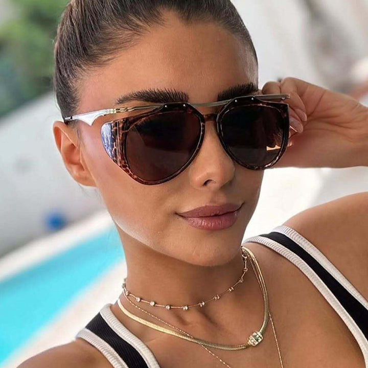 Women's Cat-Eye Sunglasses with Unique Design and Protective Lenses Kalsten