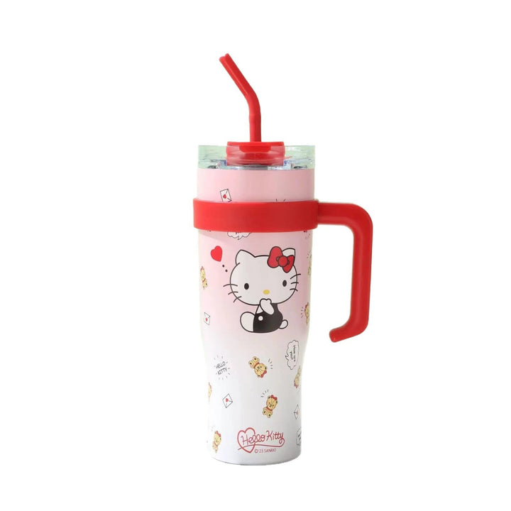 Women's plastic drinking cup with integrated straw Kalsten