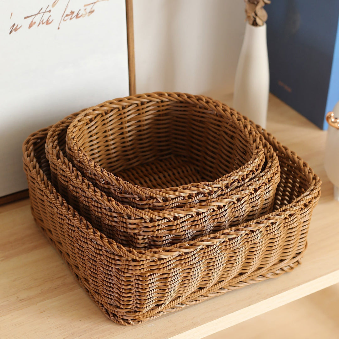 Elegant Woven Storage Basket with High-Quality Finish Kalsten