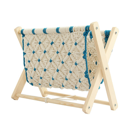 Woven Macrame Storage Organizer Acalora