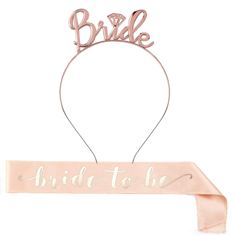 Women's Wedding Crown with Text Kalsten