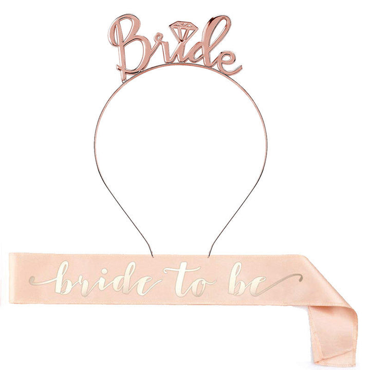 Women's Wedding Crown with Text Kalsten