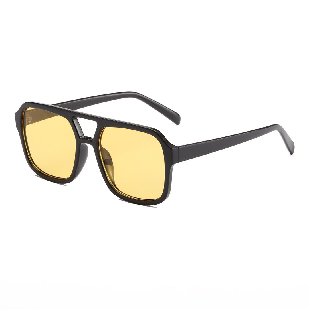 Ladies elegant square sunglasses with stylish pattern Kalsten
