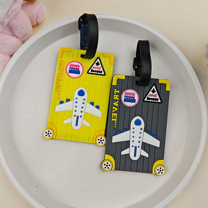 Unisex Luggage Tag in Fun Airplane Design Kalsten