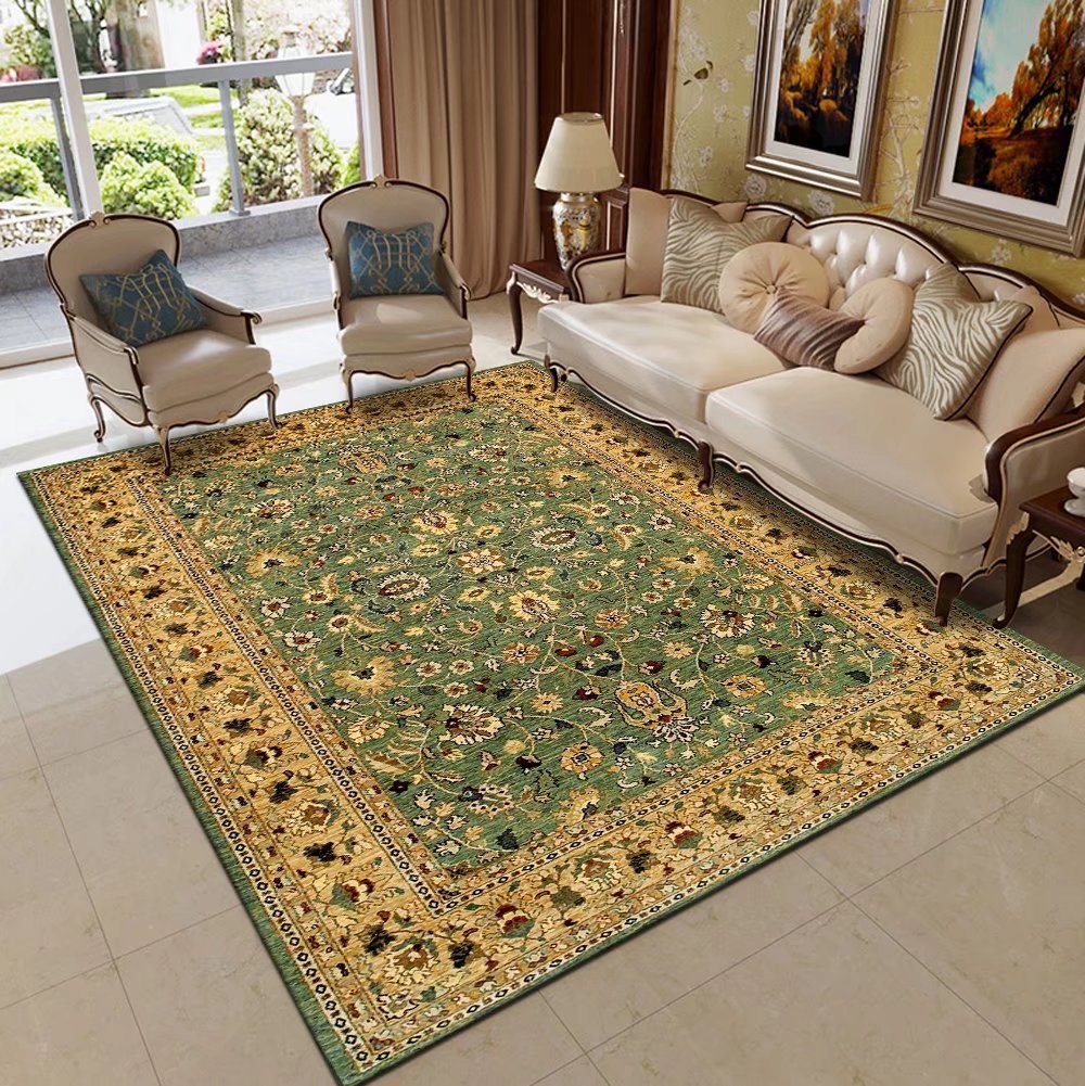 Luxurious Vintage Floral Area Rug